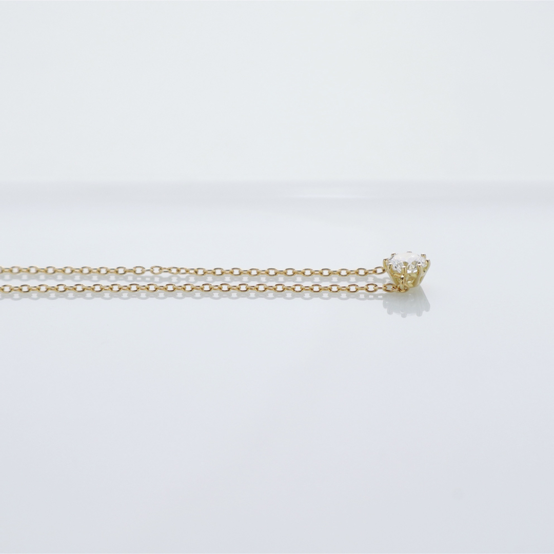 AHKAH - アーカー ソリティア ラウンド ダイヤモンド 0.15ct K18 AHKAH - アーカー ソリティア ラウンド ダイヤモンド 0.15ct K18