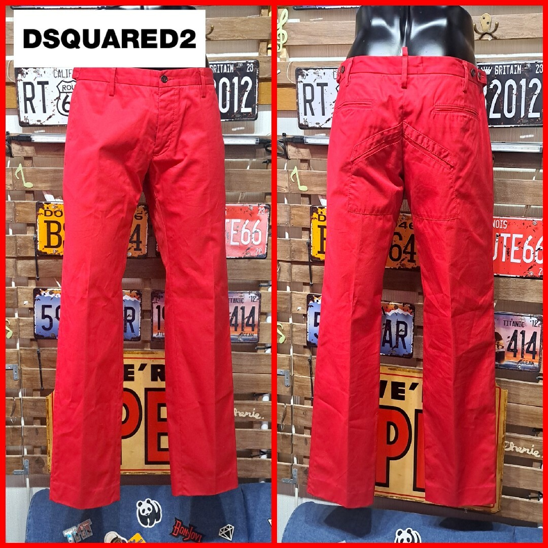 DSQUARED2 - Dsquared2 ディースクエアード コットン レッド DSQUARED2 - Dsquared2 ディースクエアード コットン レッド