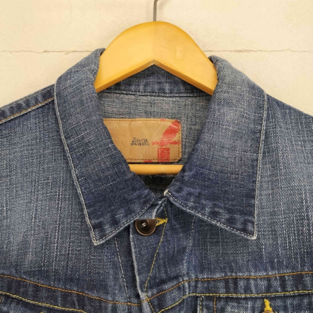 ZARA - ZARA(ザラ) ステッチデザインデニムジャケット メンズ ZARA - ZARA(ザラ) ステッチデザインデニムジャケット メンズ
