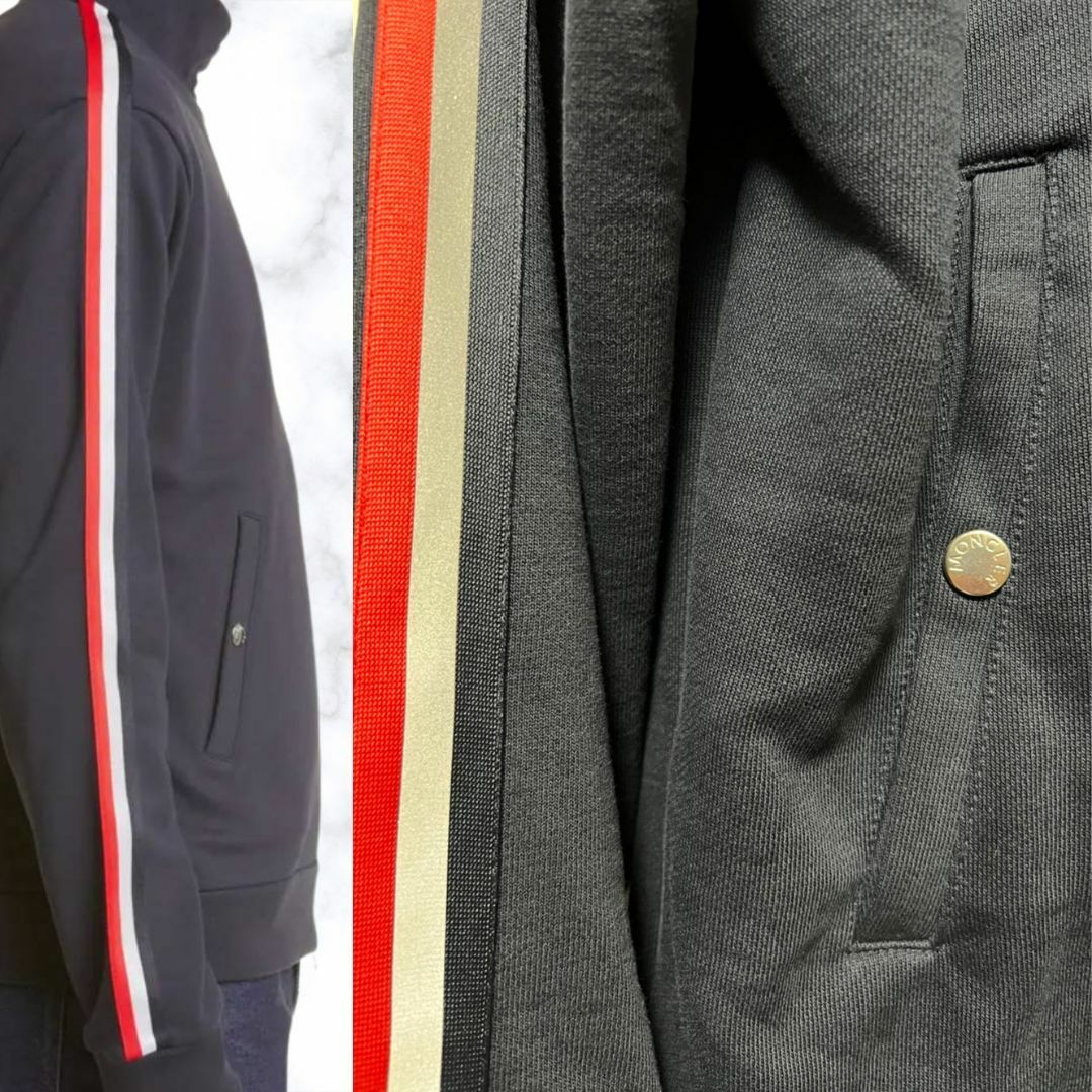 MONCLER - 新品未使用☆MONCLER ストライプライン トラック MONCLER - 新品未使用☆MONCLER ストライプライン トラック