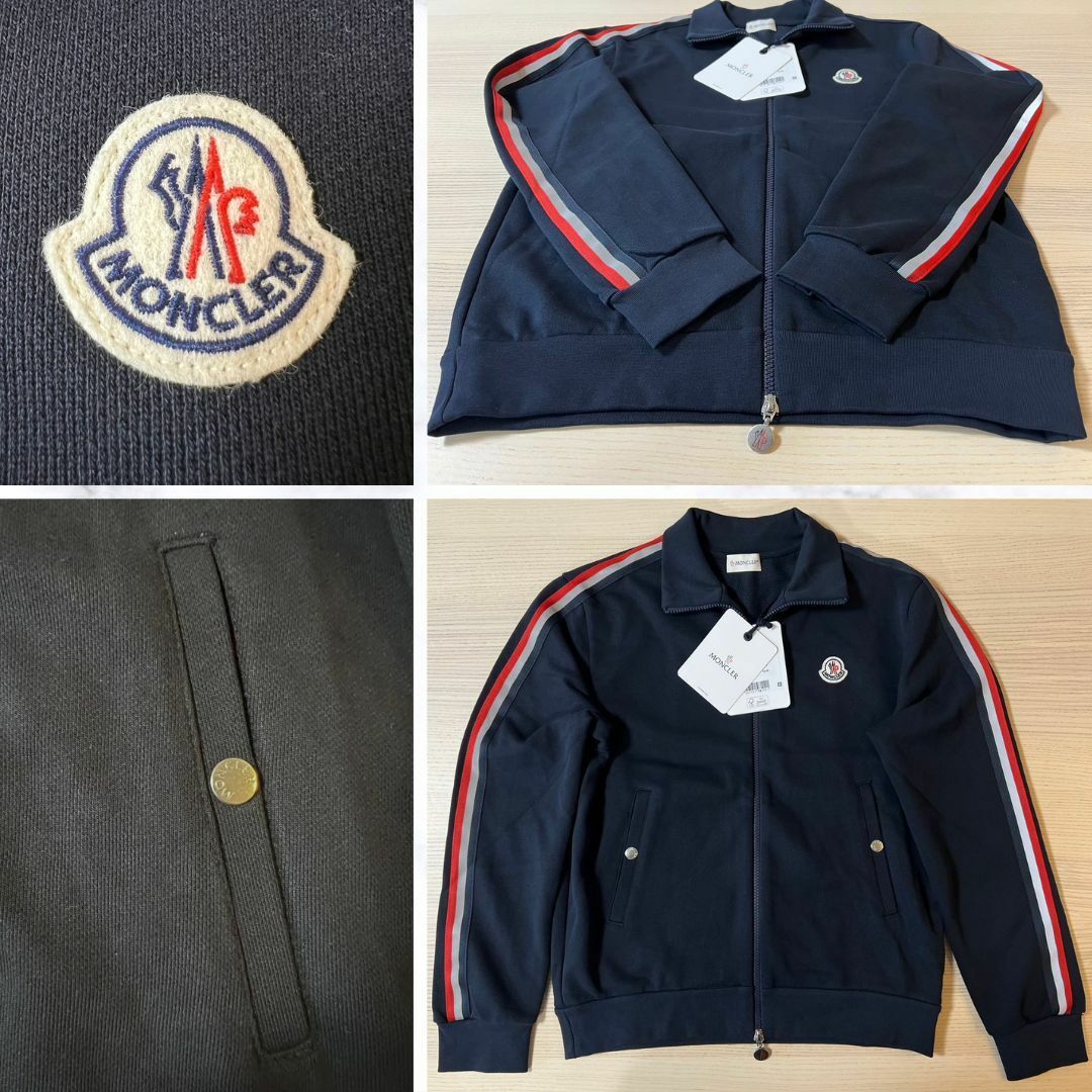 MONCLER - 新品未使用☆MONCLER ストライプライン トラック MONCLER - 新品未使用☆MONCLER ストライプライン トラック