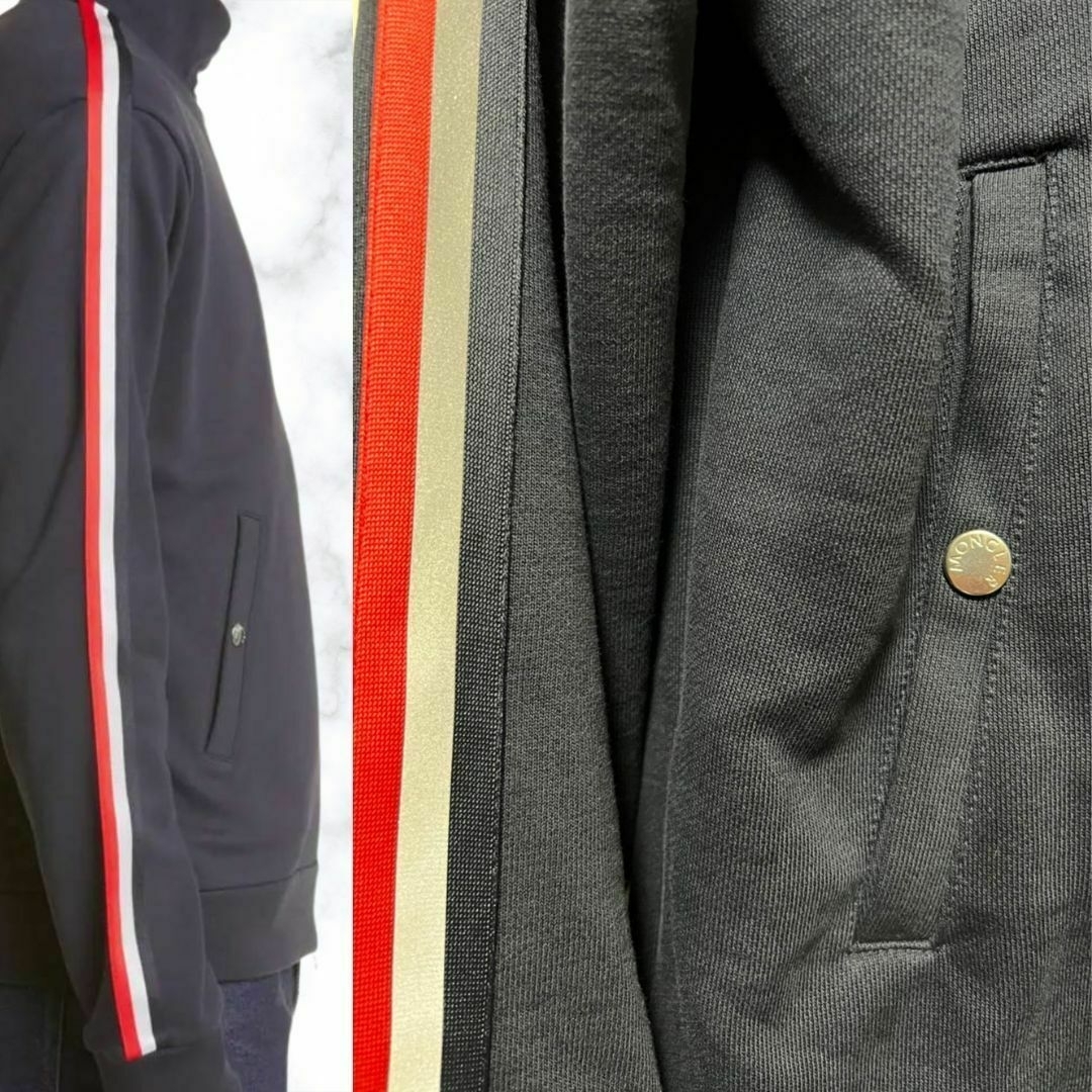 MONCLER - 新品未使用☆MONCLER ストライプライン トラック MONCLER - 新品未使用☆MONCLER ストライプライン トラック