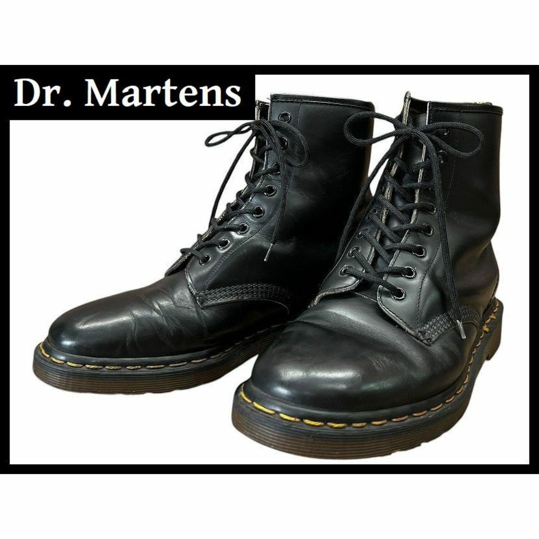 Dr.Martens - 80s 90s 英国製 ドクターマーチン 8ホール レザー Dr.Martens - 80s 90s 英国製 ドクターマーチン 8ホール レザー