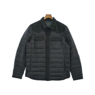 ETRO - ETRO エトロ ダウンジャケット/ダウンベスト 3XL 紺x黒 ETRO - ETRO エトロ ダウンジャケット/ダウンベスト 3XL 紺x黒
