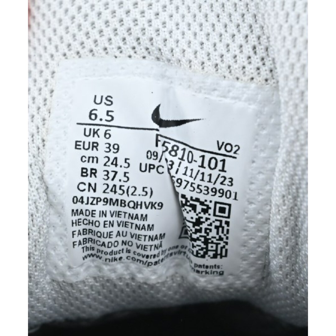 NIKE - NIKE ナイキ スニーカー 24.5cm 白xグレーx黒 【古着 NIKE - NIKE ナイキ スニーカー 24.5cm 白xグレーx黒 【古着