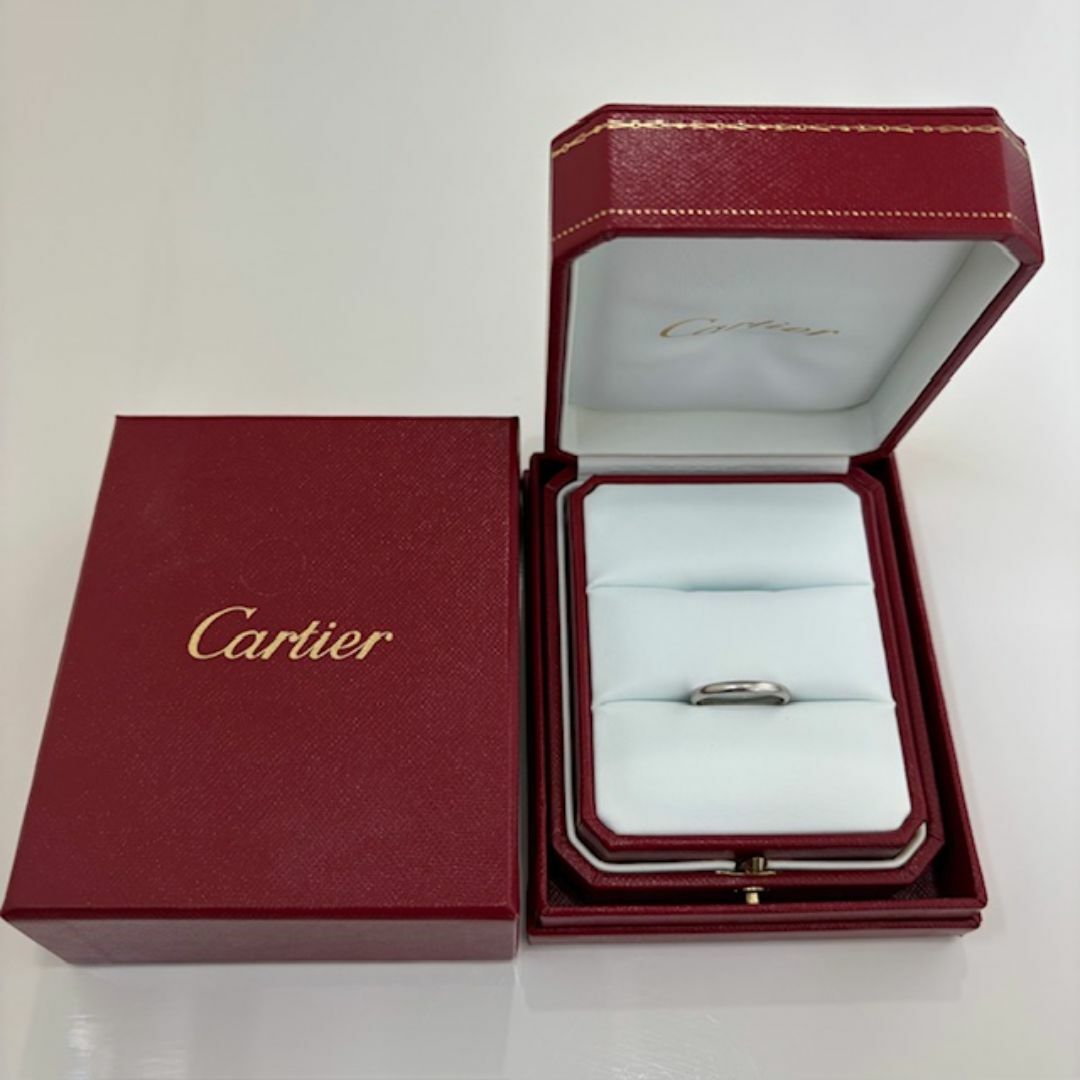 Cartier - カルティエ ウェディングリング　Pt950　3.3g　55　イニシャル入り