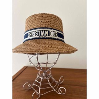 Christian Dior - 【Christian Dior】 ストローハット ベージュ Christian Dior - 【Christian Dior】 ストローハット ベージュ