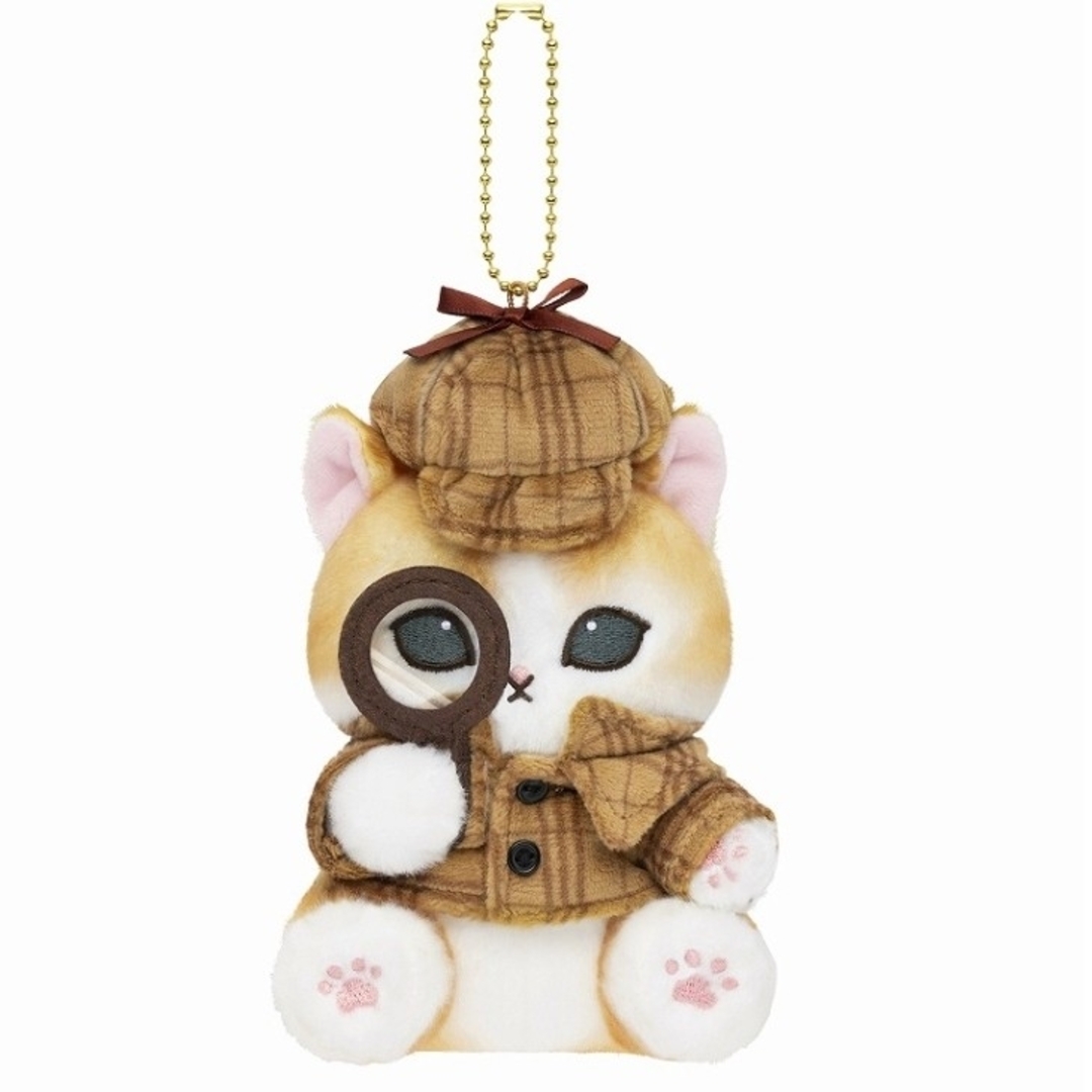 mofusand もふもふジャーニー 名探偵にゃんマスコット エンタメ/ホビーのおもちゃ/ぬいぐるみ(ぬいぐるみ)の商品写真