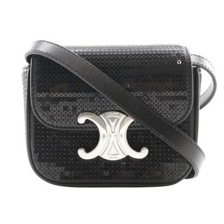 CELINE - ヴィンテージ セリーヌ ショルダー レザー バッグ 黒 CELINE - ヴィンテージ セリーヌ ショルダー レザー バッグ 黒
