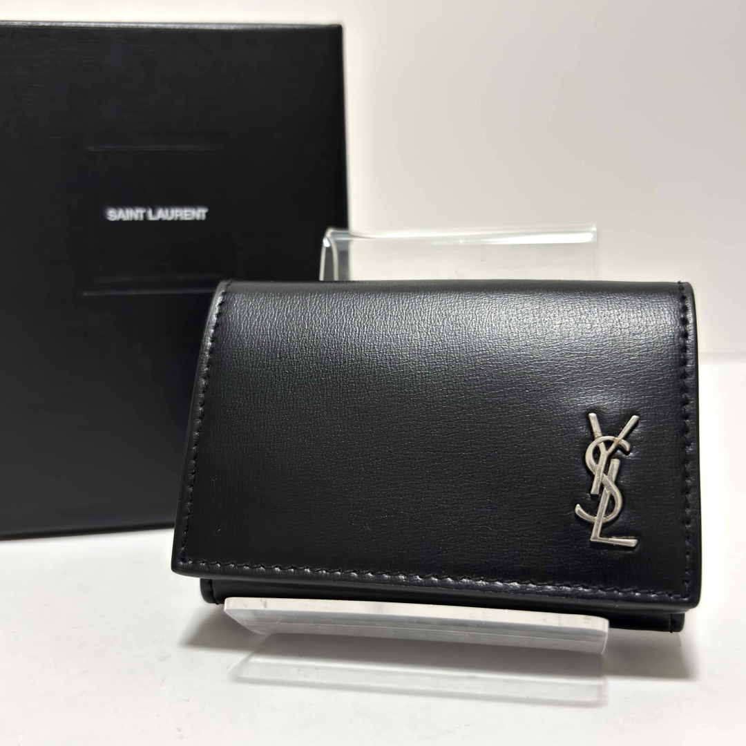 SAINT LAURENT - 159箱付✨極美品✨サンローラン 三つ折り財布 SAINT LAURENT - 159箱付✨極美品✨サンローラン 三つ折り財布