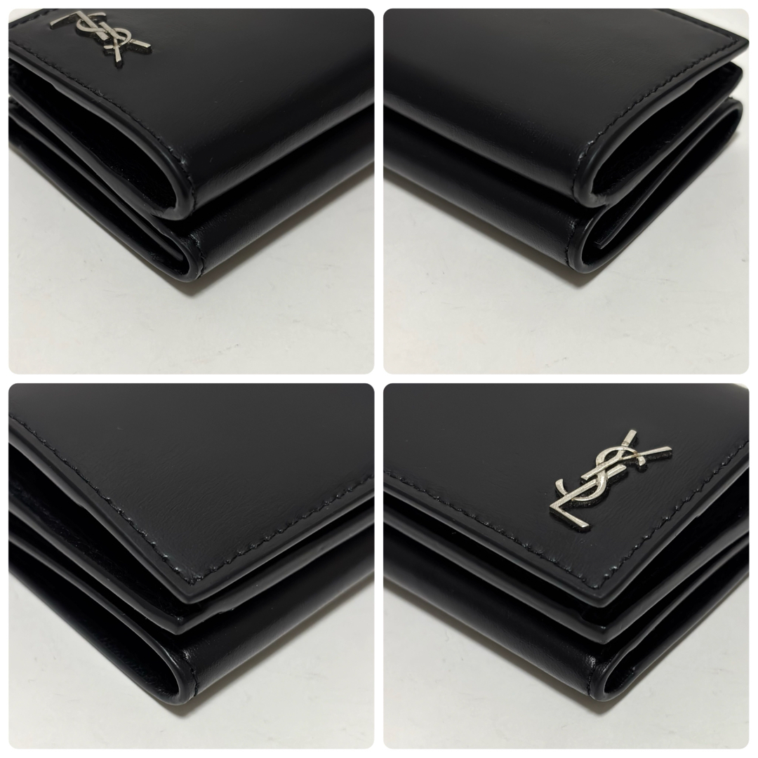 SAINT LAURENT - 159箱付✨極美品✨サンローラン 三つ折り財布 SAINT LAURENT - 159箱付✨極美品✨サンローラン 三つ折り財布