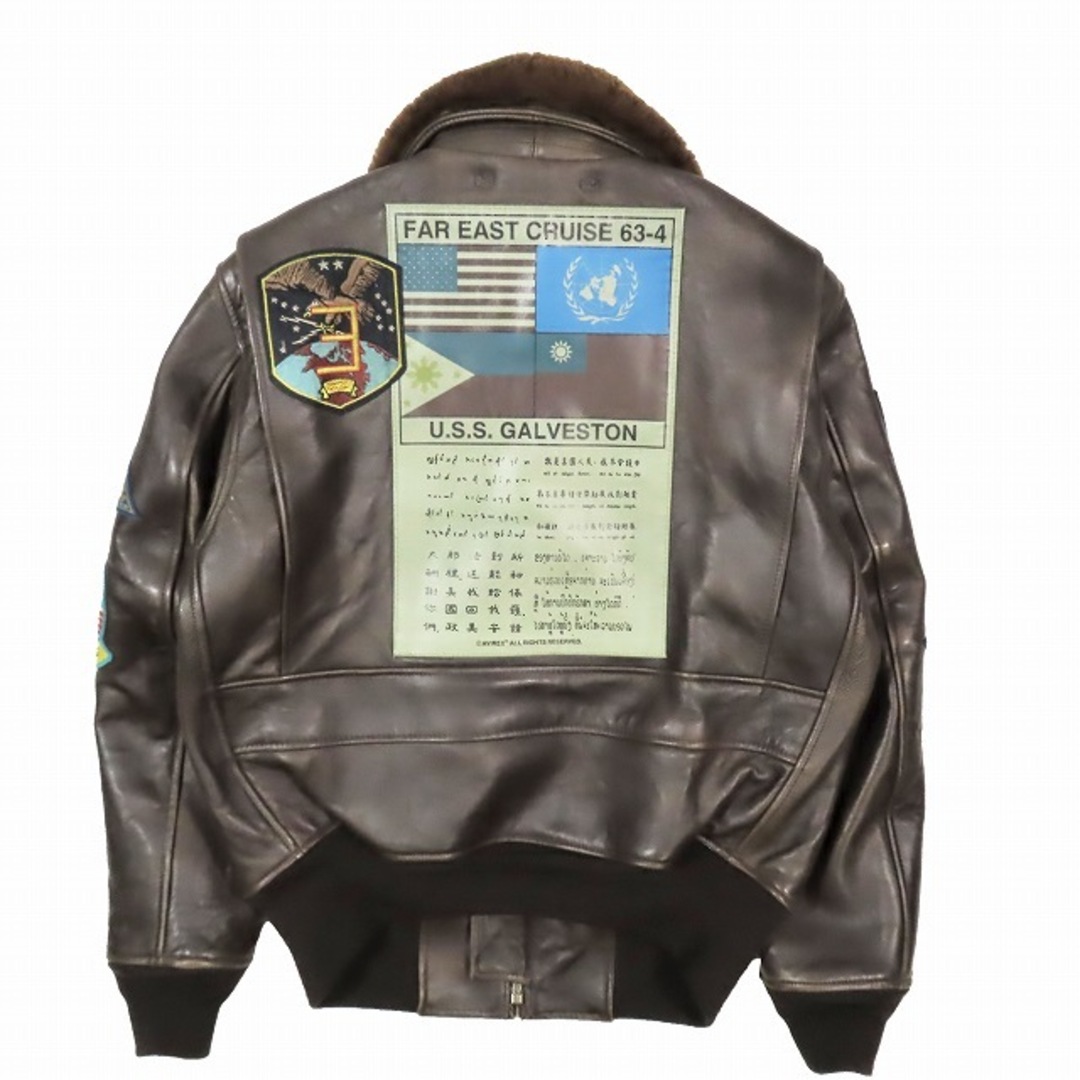 AVIREX - AVIREX TOP GUN ラムレザー G-1 フライトジャケット M AVIREX - AVIREX TOP GUN ラムレザー G-1 フライトジャケット M
