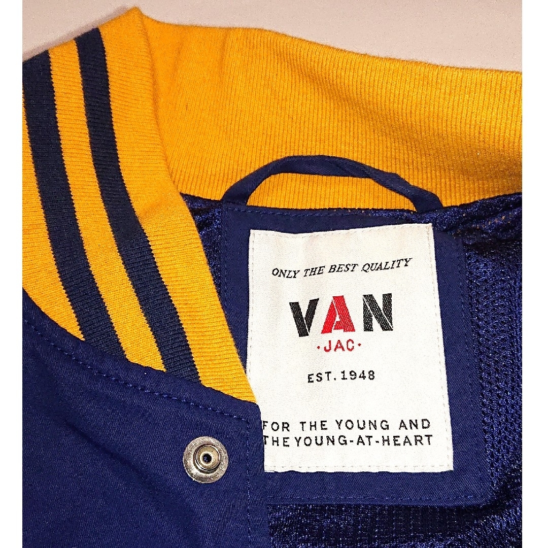 VAN Jacket - ヴァンヂャケット☆ロゴ刺繍ワッペン スタジャン VAN Jacket - ヴァンヂャケット☆ロゴ刺繍ワッペン スタジャン