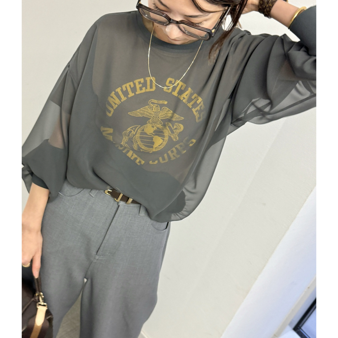 L'Appartement DEUXIEME CLASSE - Sheer Blouseの通販 by みゃー L'Appartement DEUXIEME CLASSE - Sheer Blouseの通販 by みゃー