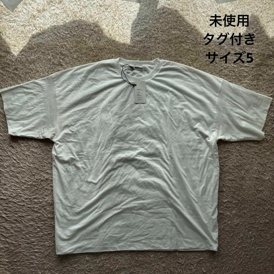 AURALEE - 【未使用】AURALEE オーラリー Tシャツ 白T ホワイト AURALEE - 【未使用】AURALEE オーラリー Tシャツ 白T ホワイト