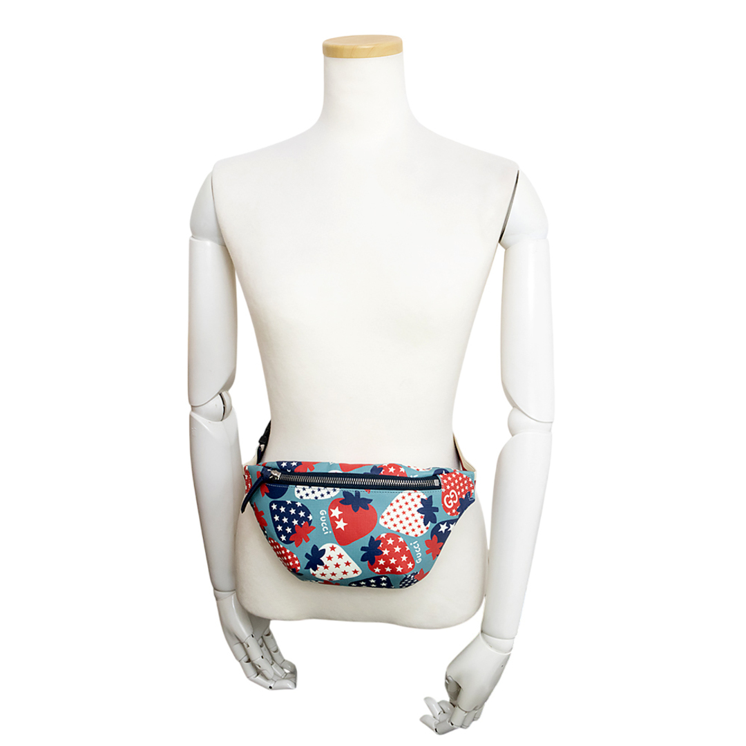 GUCCI - グッチ チルドレンズ ベルトバッグ ストロベリー イチゴ GUCCI - グッチ チルドレンズ ベルトバッグ ストロベリー イチゴ