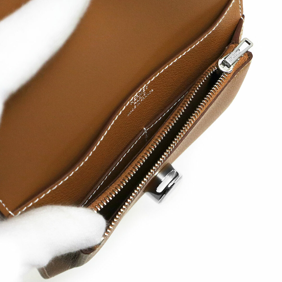 HERMES - エルメス ドゴン コンパクト 二つ折り財布 ヴォー HERMES - エルメス ドゴン コンパクト 二つ折り財布 ヴォー