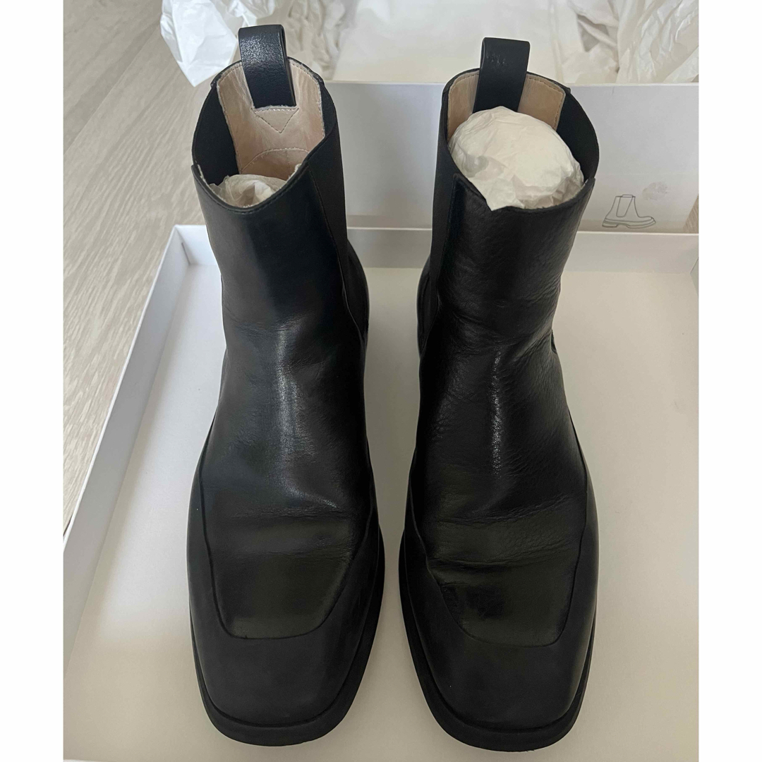 THE ROW - THE ROW GARDEN BOOT 38 黒 ショートブーツの通販 by THE ROW - THE ROW GARDEN BOOT 38 黒 ショートブーツの通販 by