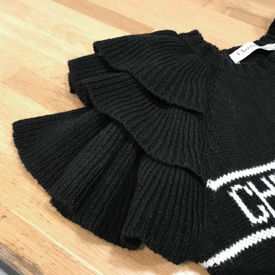 Christian Dior - 超美品 ディオール クロップド丈 フリル 半袖 Christian Dior - 超美品 ディオール クロップド丈 フリル 半袖