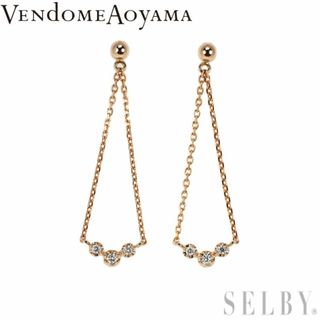 Vendome Aoyama - ヴァンドーム青山 K18PG ダイヤモンド ピアス Vendome Aoyama - ヴァンドーム青山 K18PG ダイヤモンド ピアス