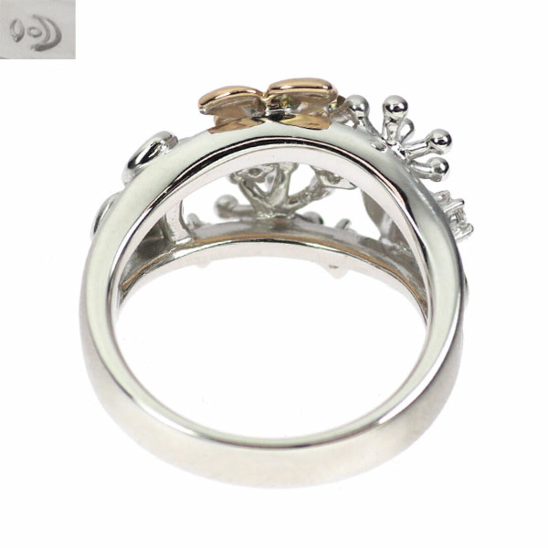 TASAKI - 田崎真珠 K18WG/PG ダイヤモンド リング 0.16ct TASAKI - 田崎真珠 K18WG/PG ダイヤモンド リング 0.16ct
