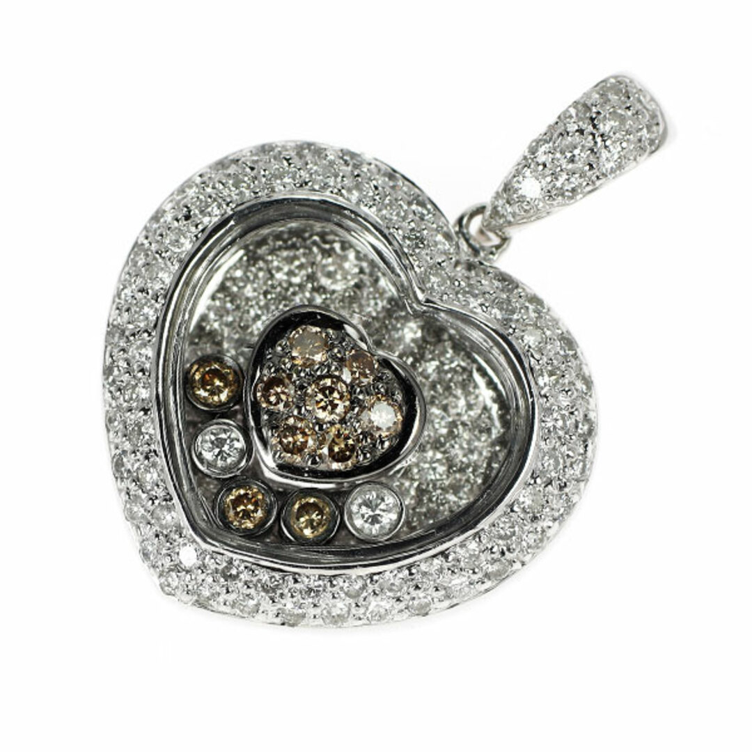 K18WG ダイヤモンド ペンダントトップ 1.50ct ハートの通販 by K18WG ダイヤモンド ペンダントトップ 1.50ct ハートの通販 by