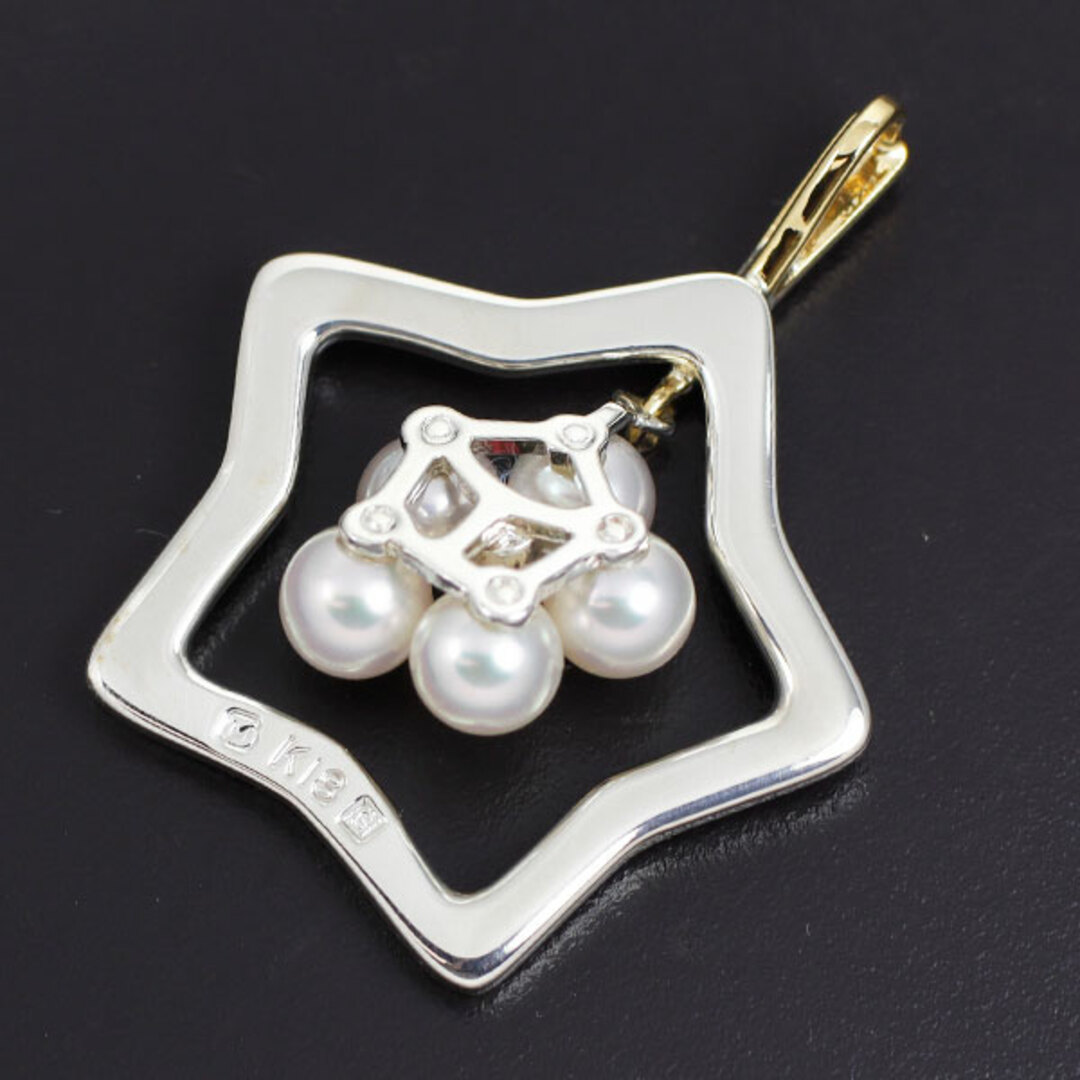 MIKIMOTO - ミキモト SV/K18YG アコヤベビーパール ルビー MIKIMOTO - ミキモト SV/K18YG アコヤベビーパール ルビー