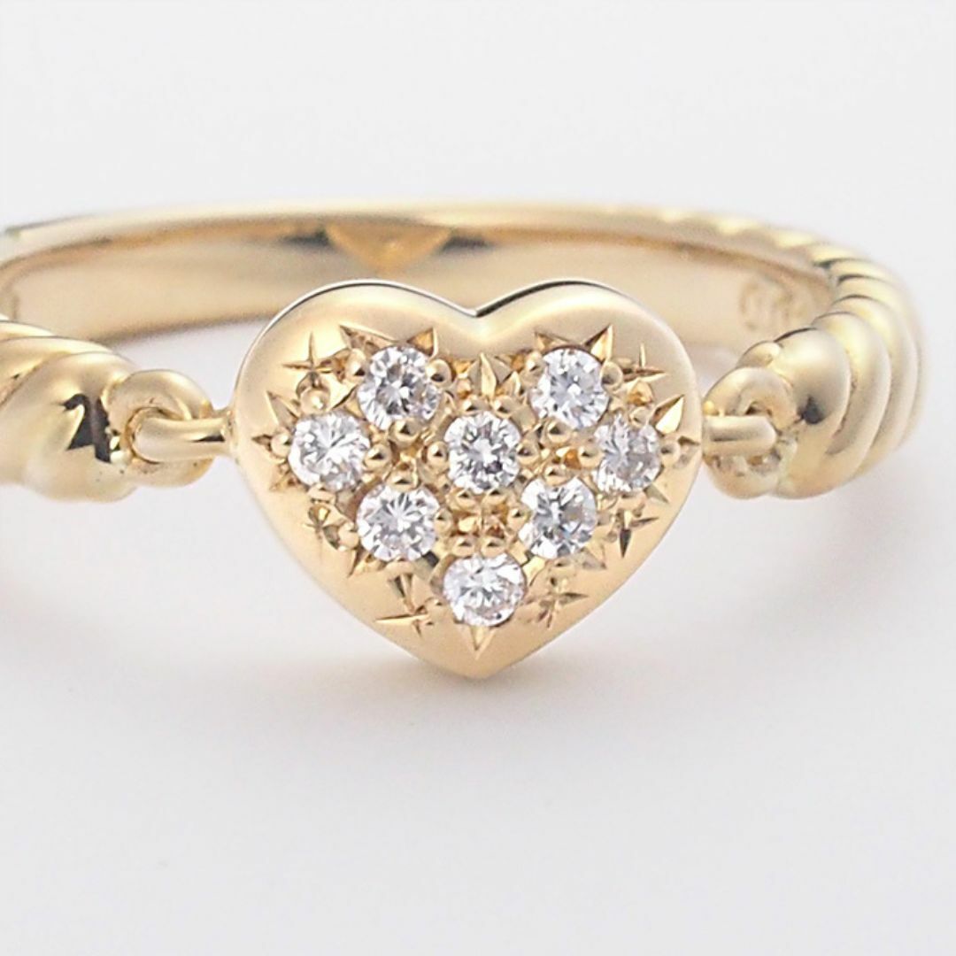 TASAKI - タサキ TASAKI ハート ダイヤモンド/0.09ct リング 9号 TASAKI - タサキ TASAKI ハート ダイヤモンド/0.09ct リング 9号