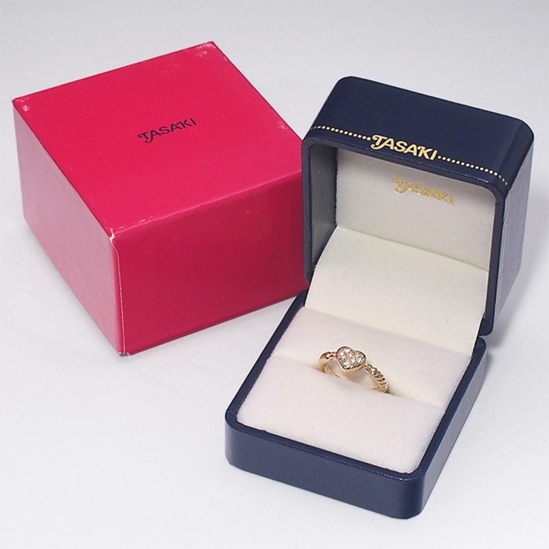 TASAKI - タサキ TASAKI ハート ダイヤモンド/0.09ct リング 9号 TASAKI - タサキ TASAKI ハート ダイヤモンド/0.09ct リング 9号