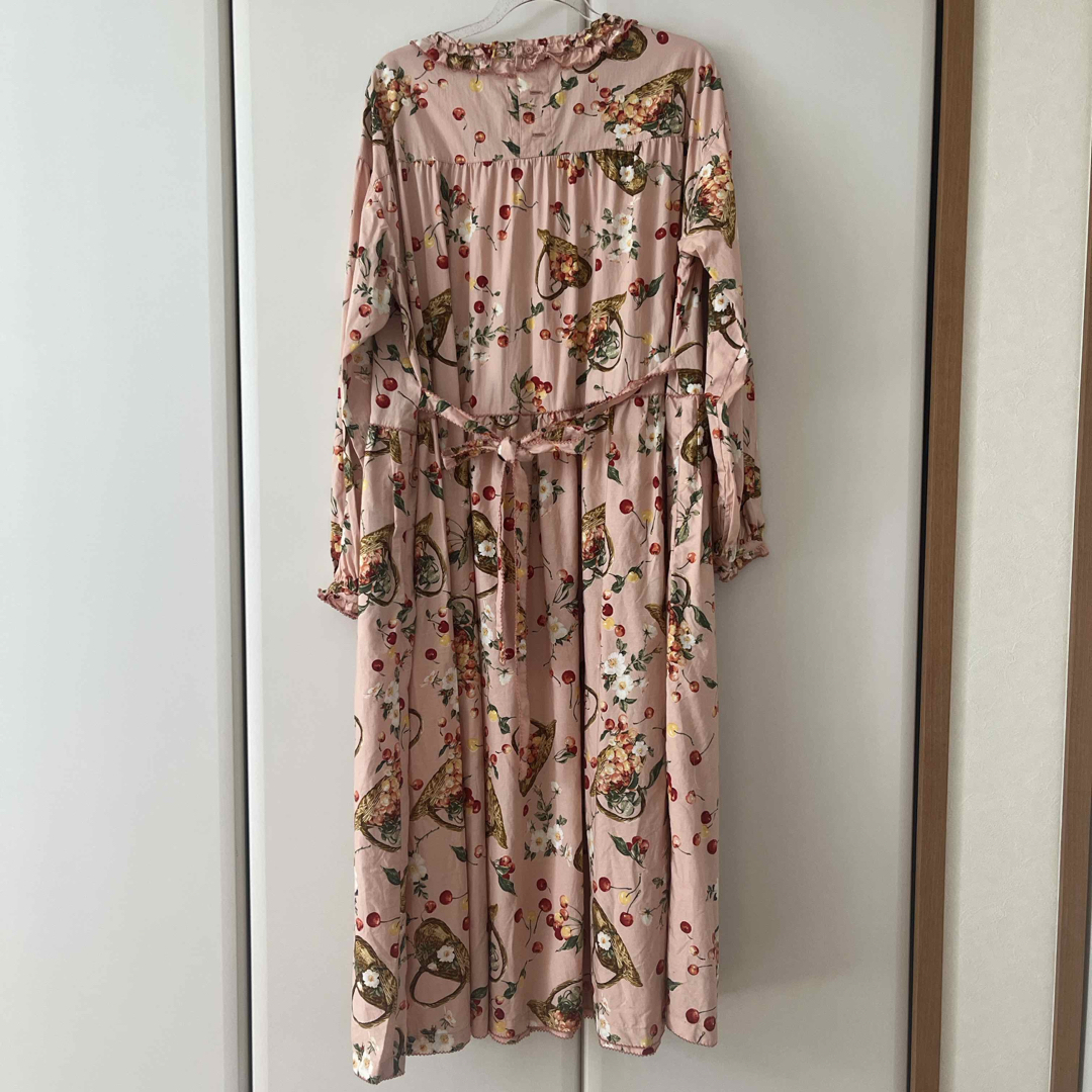 PINK HOUSE - 美品 ピンクハウス チェリー柄ミディワンピース PINK HOUSE - 美品 ピンクハウス チェリー柄ミディワンピース
