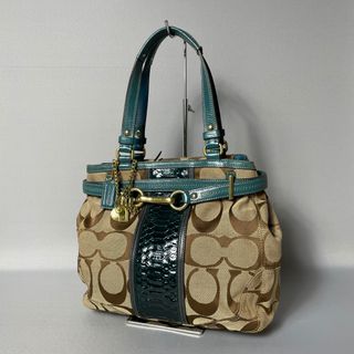 COACH(ハンドバッグ ・ グリーン・カーキ/緑色系)のフリマ COACH(ハンドバッグ ・ グリーン・カーキ/緑色系)のフリマ