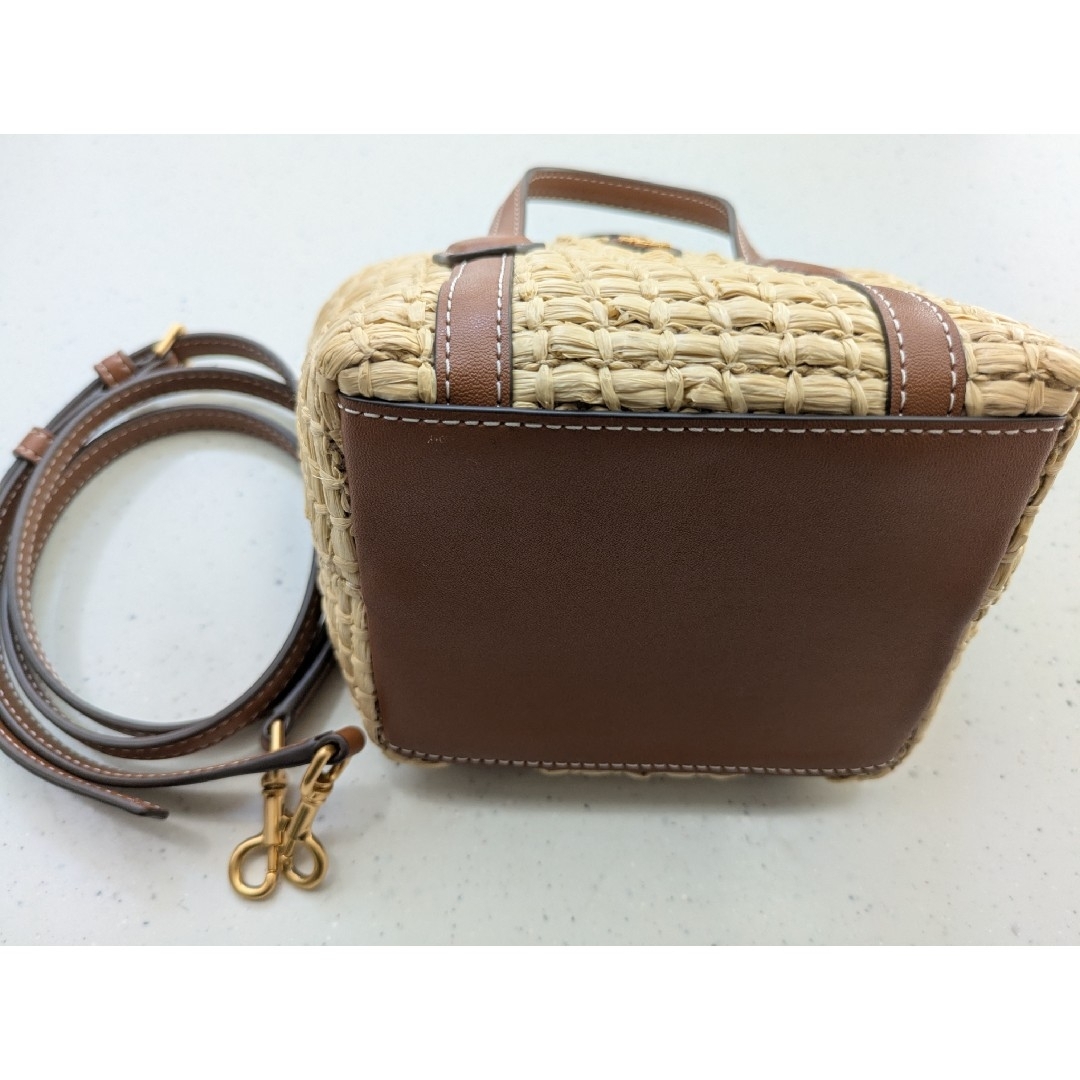Tory Burch - Tory Burch/BLAKE STRAW NANO TOTEの通販 by Tory Burch - Tory Burch/BLAKE STRAW NANO TOTEの通販 by