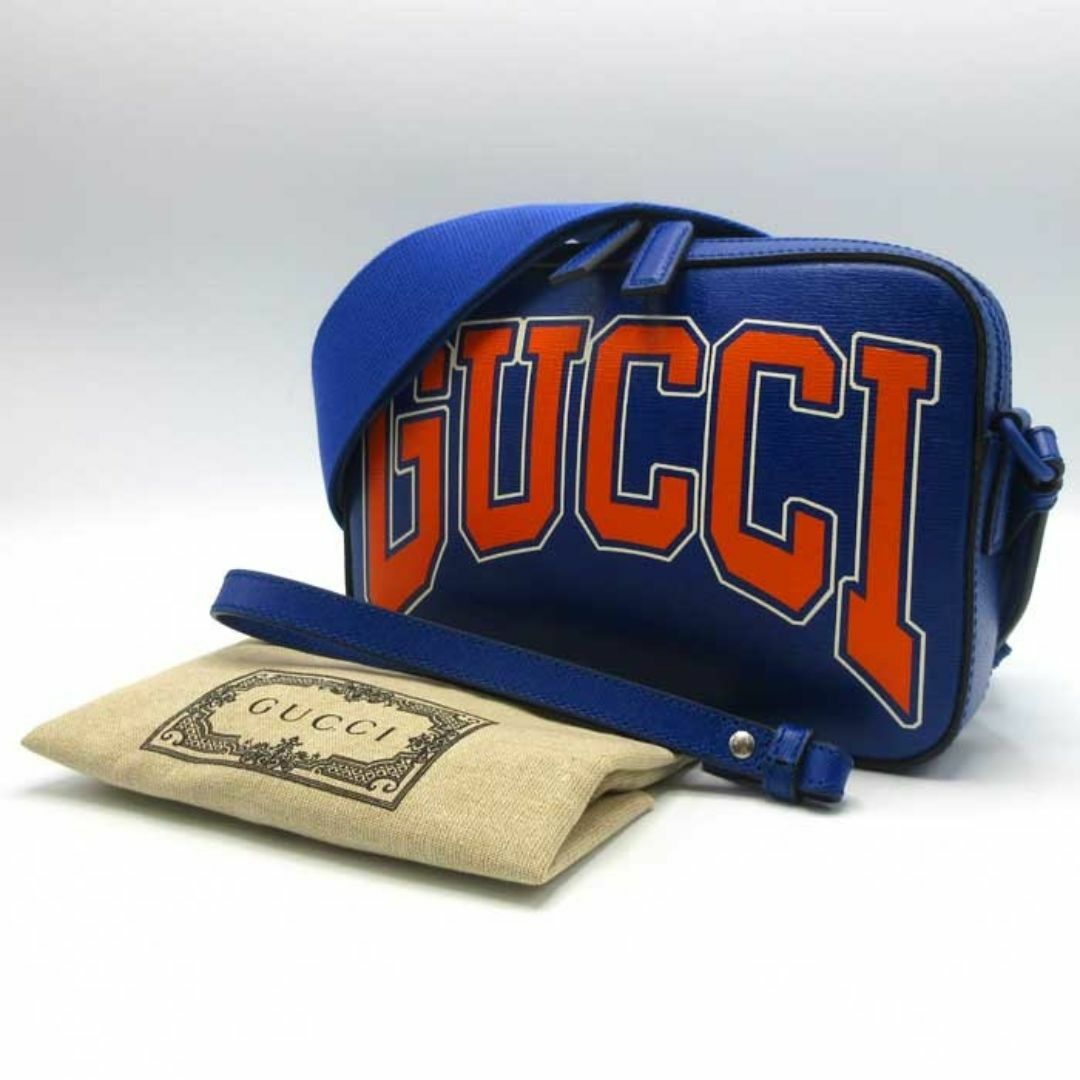GUCCI - 【新品】グッチ 774453 (ブルー系×オレンジ系) バッグ GUCCI - 【新品】グッチ 774453 (ブルー系×オレンジ系) バッグ