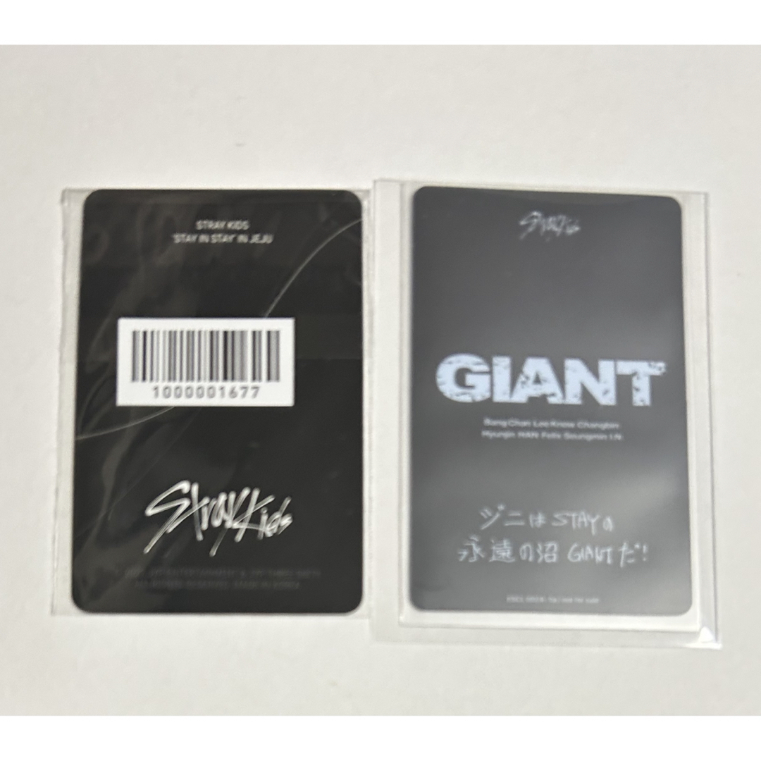Stray Kids - straykids ヒョンジン giant / 済州特典 トレカの Stray Kids - straykids ヒョンジン giant / 済州特典 トレカの
