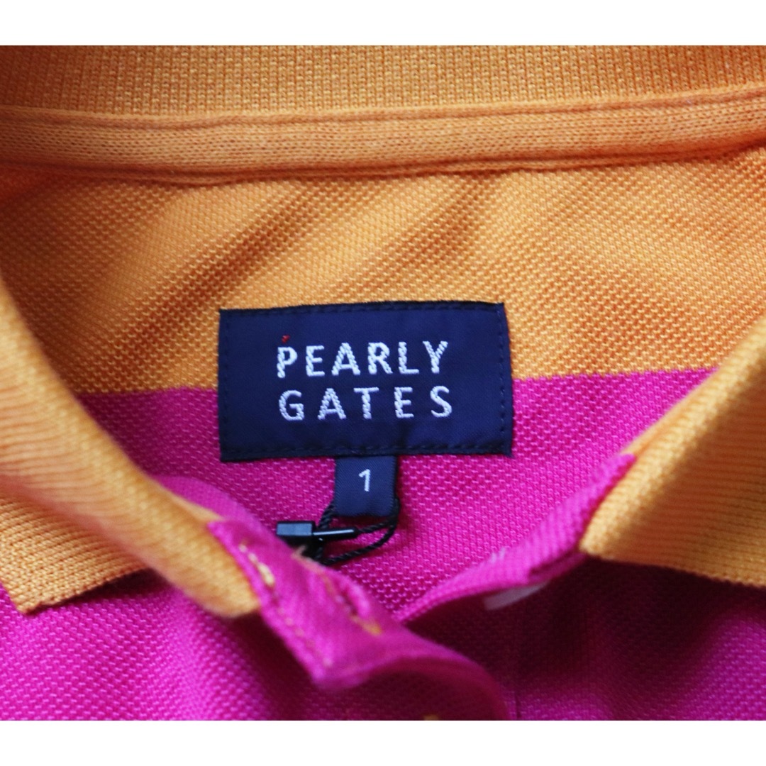 PEARLY GATES - 《パーリーゲイツ》新品 ロゴ刺繍 鹿の子 PEARLY GATES - 《パーリーゲイツ》新品 ロゴ刺繍 鹿の子