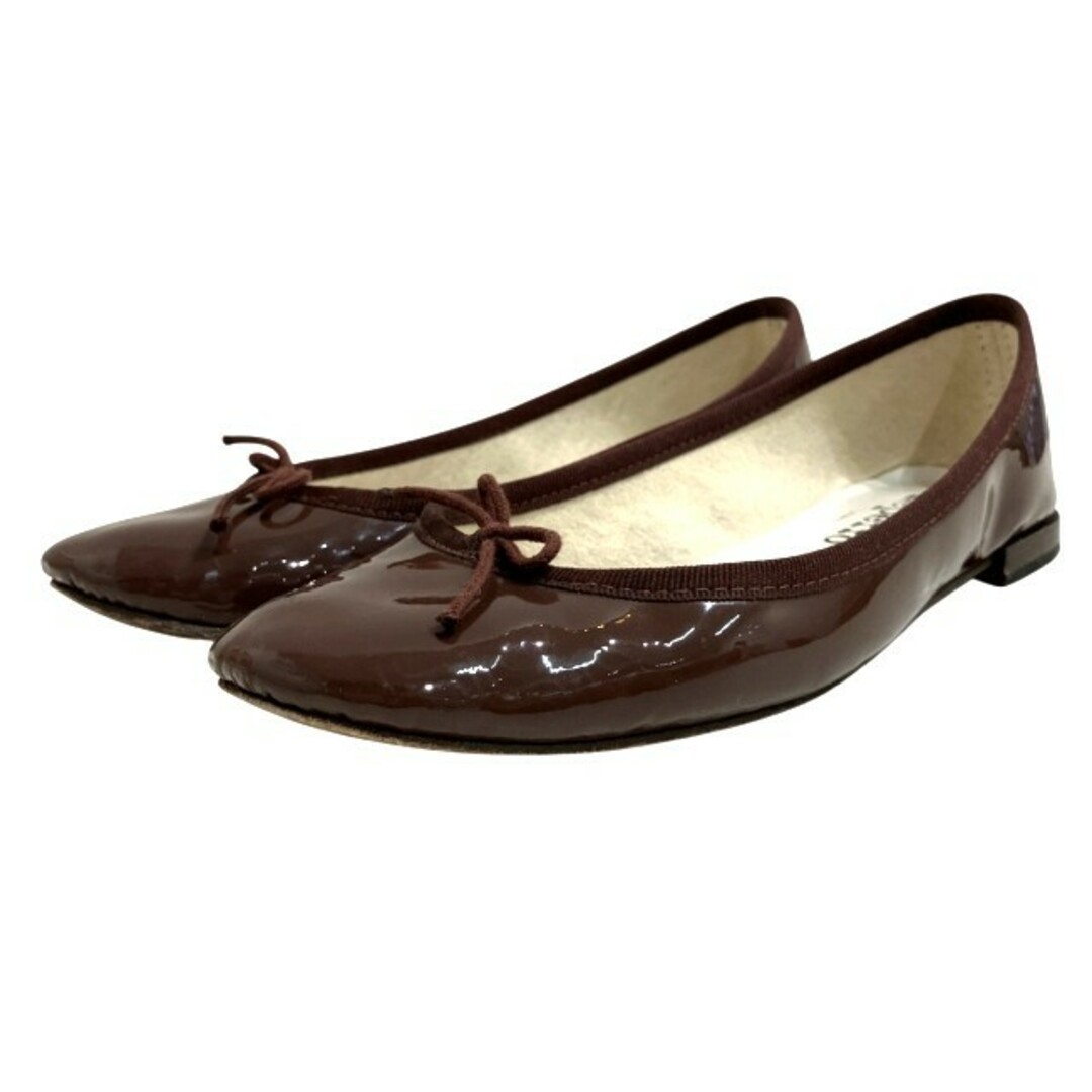 repetto - レペット Repetto バレエシューズ パンプス リボン 茶 repetto - レペット Repetto バレエシューズ パンプス リボン 茶