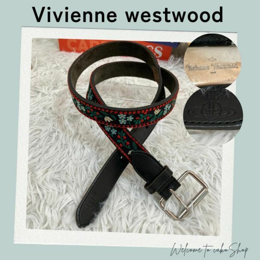 Vivienne Westwood - ヴィヴィアンウエストウッド 花柄 刺繍 Vivienne Westwood - ヴィヴィアンウエストウッド 花柄 刺繍
