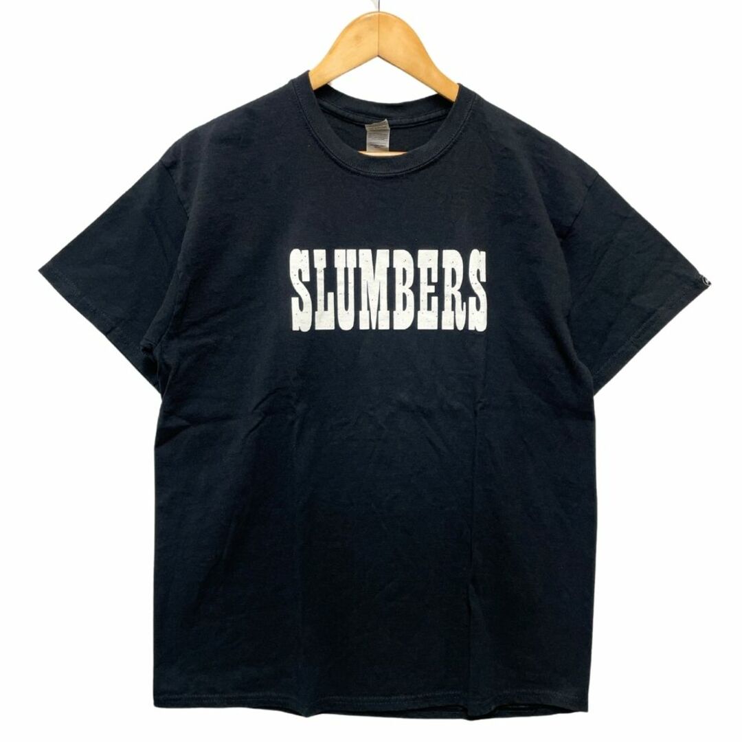 フジワラヒロシ SLUMBERS プリント 半袖Tシャツ ブラック L フジワラヒロシ SLUMBERS プリント 半袖Tシャツ ブラック L