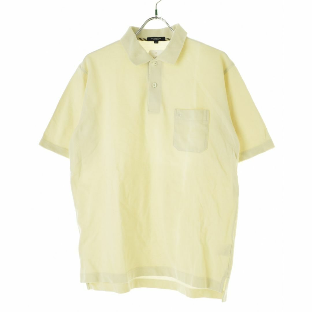 BURBERRY - 【BURBERRYLONDON】ワンポイント半袖ポロシャツの BURBERRY - 【BURBERRYLONDON】ワンポイント半袖ポロシャツの