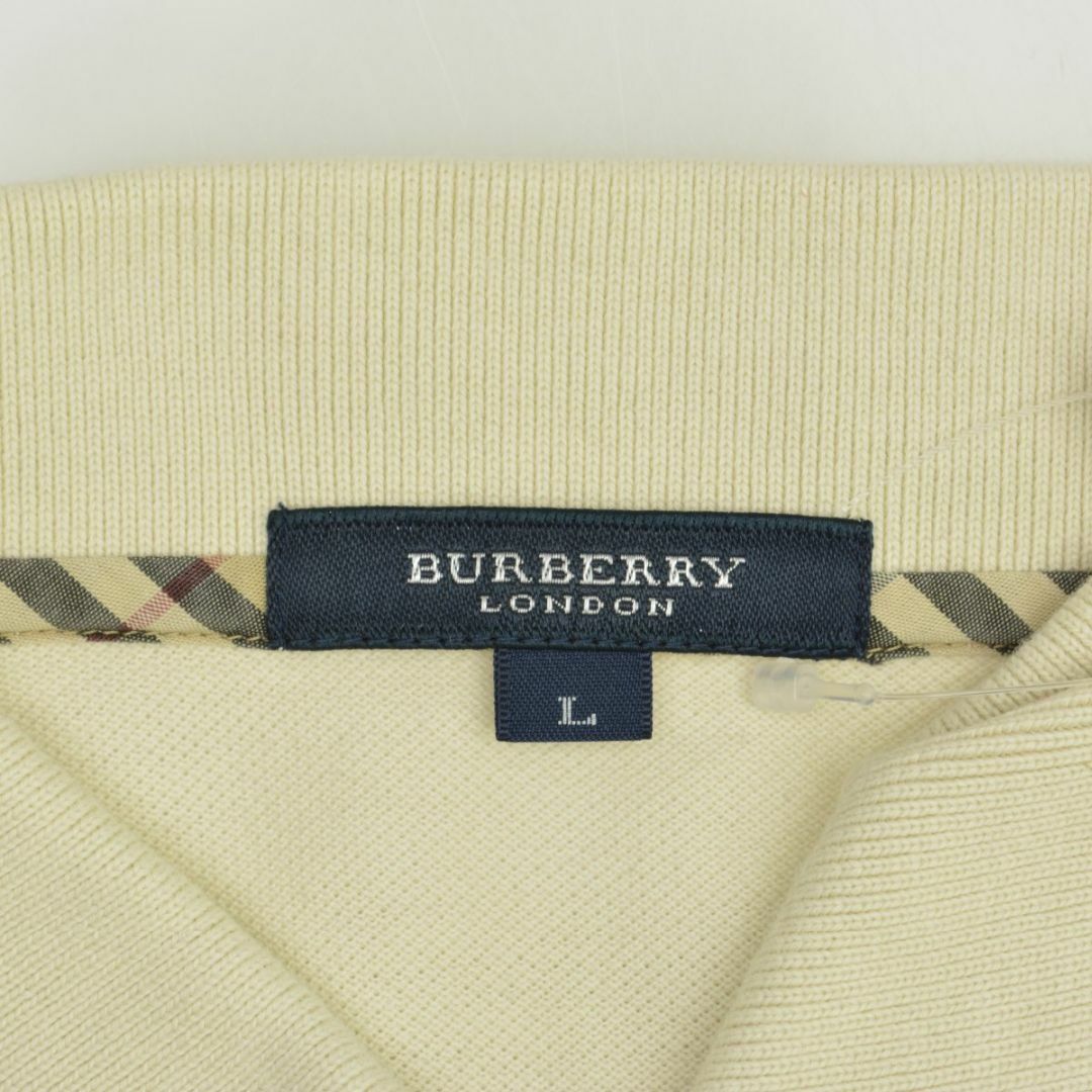 BURBERRY - 【BURBERRYLONDON】ワンポイント半袖ポロシャツの BURBERRY - 【BURBERRYLONDON】ワンポイント半袖ポロシャツの