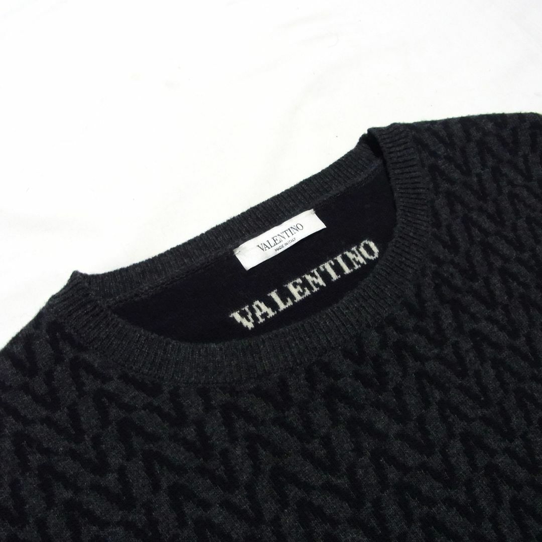 VALENTINO - VALENTINO ヴァレンティノ Vロゴ 総柄 ウール VALENTINO - VALENTINO ヴァレンティノ Vロゴ 総柄 ウール