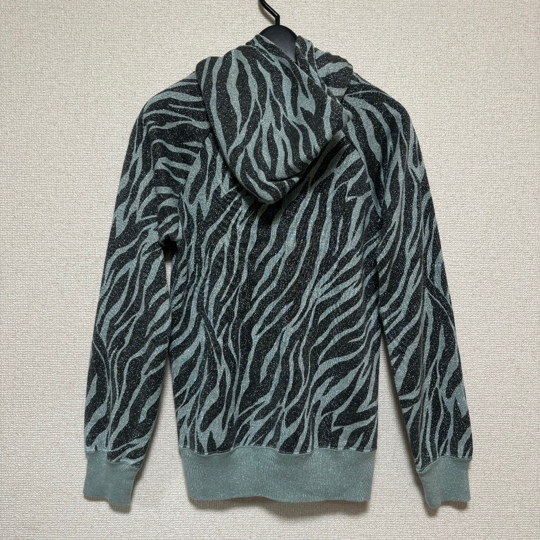 HYSTERIC GLAMOUR - HYSTERIC GLAMOUR ゼブラ柄 フード付き HYSTERIC GLAMOUR - HYSTERIC GLAMOUR ゼブラ柄 フード付き