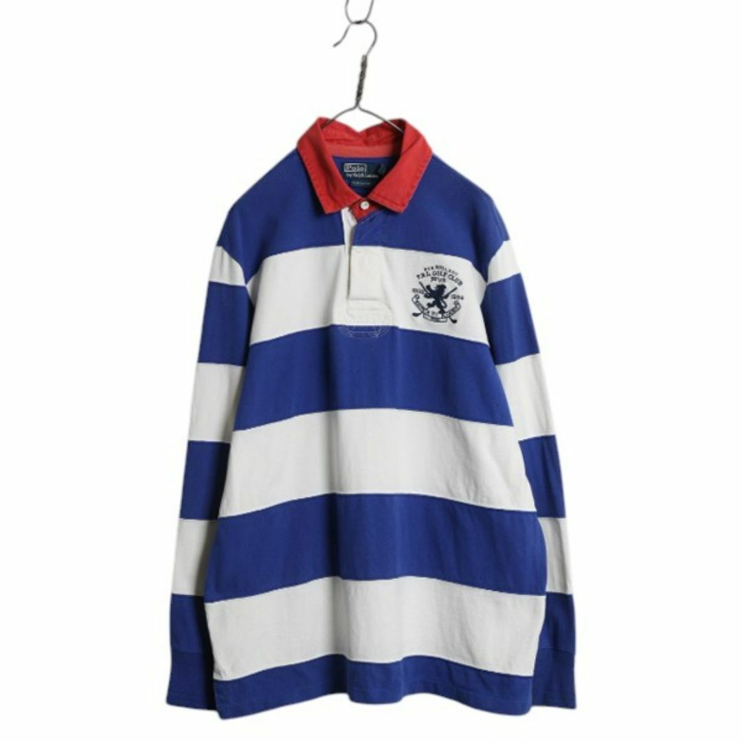 Ralph Lauren - 90s ポロ ラルフローレン ボーダー ラガーシャツ Ralph Lauren - 90s ポロ ラルフローレン ボーダー ラガーシャツ