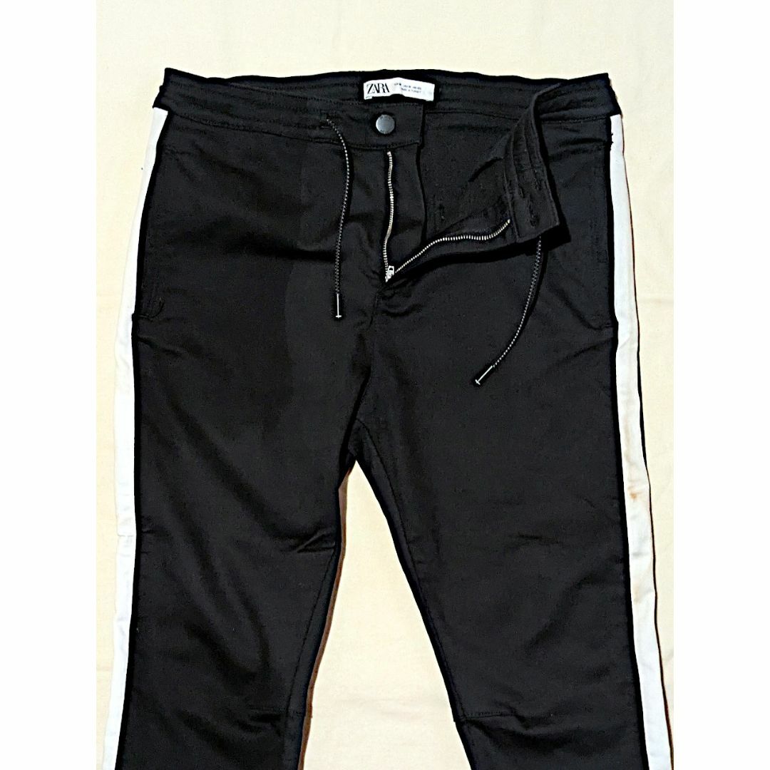 ZARA - ZARA MAN dnwr. スウェットデニム サイドライン ジョガー ZARA - ZARA MAN dnwr. スウェットデニム サイドライン ジョガー