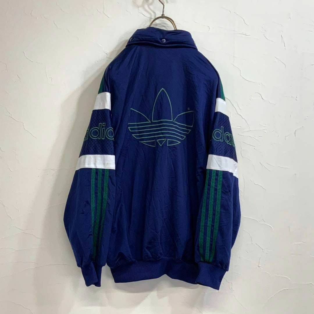 90's adidas ビッグトレフォイル刺繍 トラックトップ サイドロゴ 90's adidas ビッグトレフォイル刺繍 トラックトップ サイドロゴ