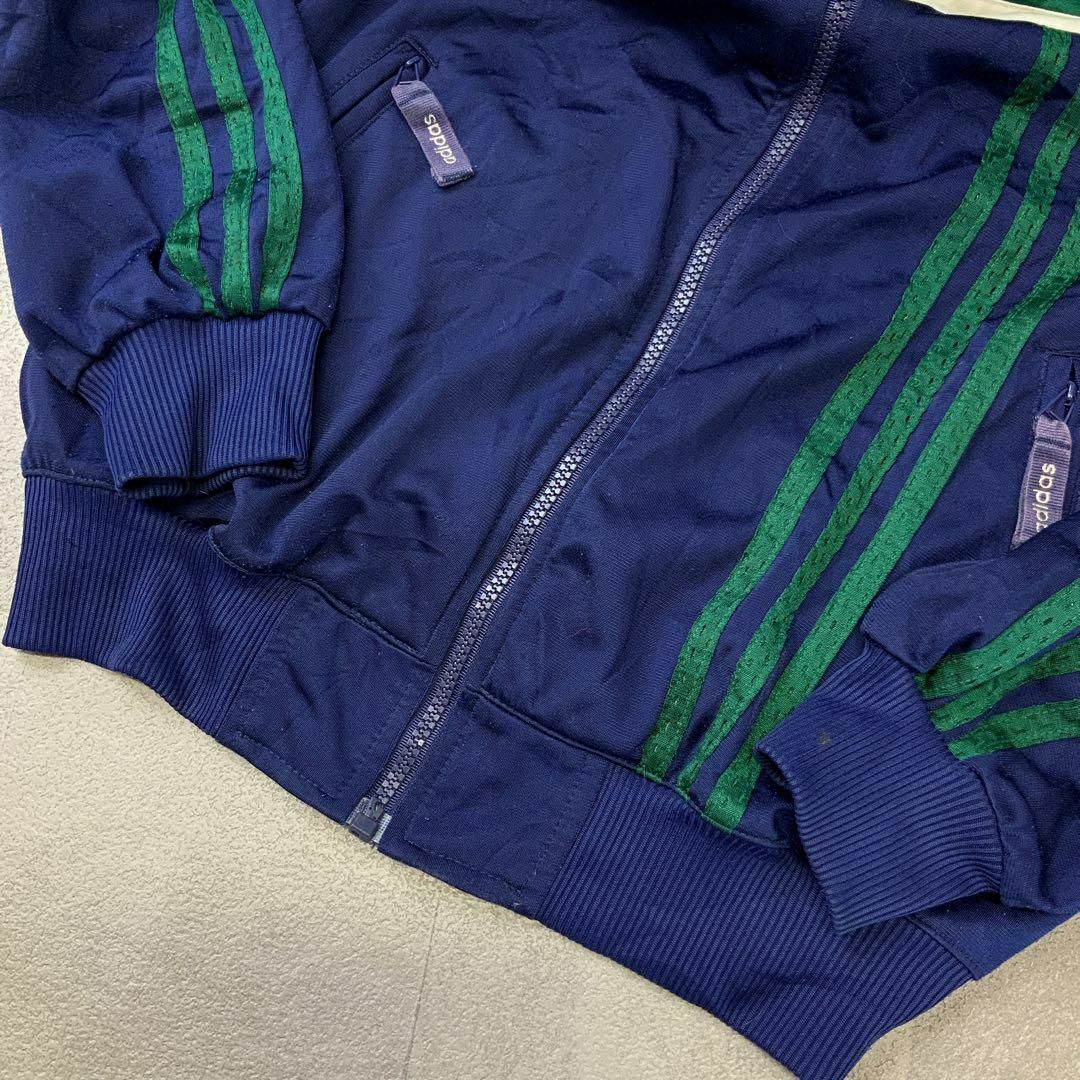 90's adidas ビッグトレフォイル刺繍 トラックトップ サイドロゴ 90's adidas ビッグトレフォイル刺繍 トラックトップ サイドロゴ
