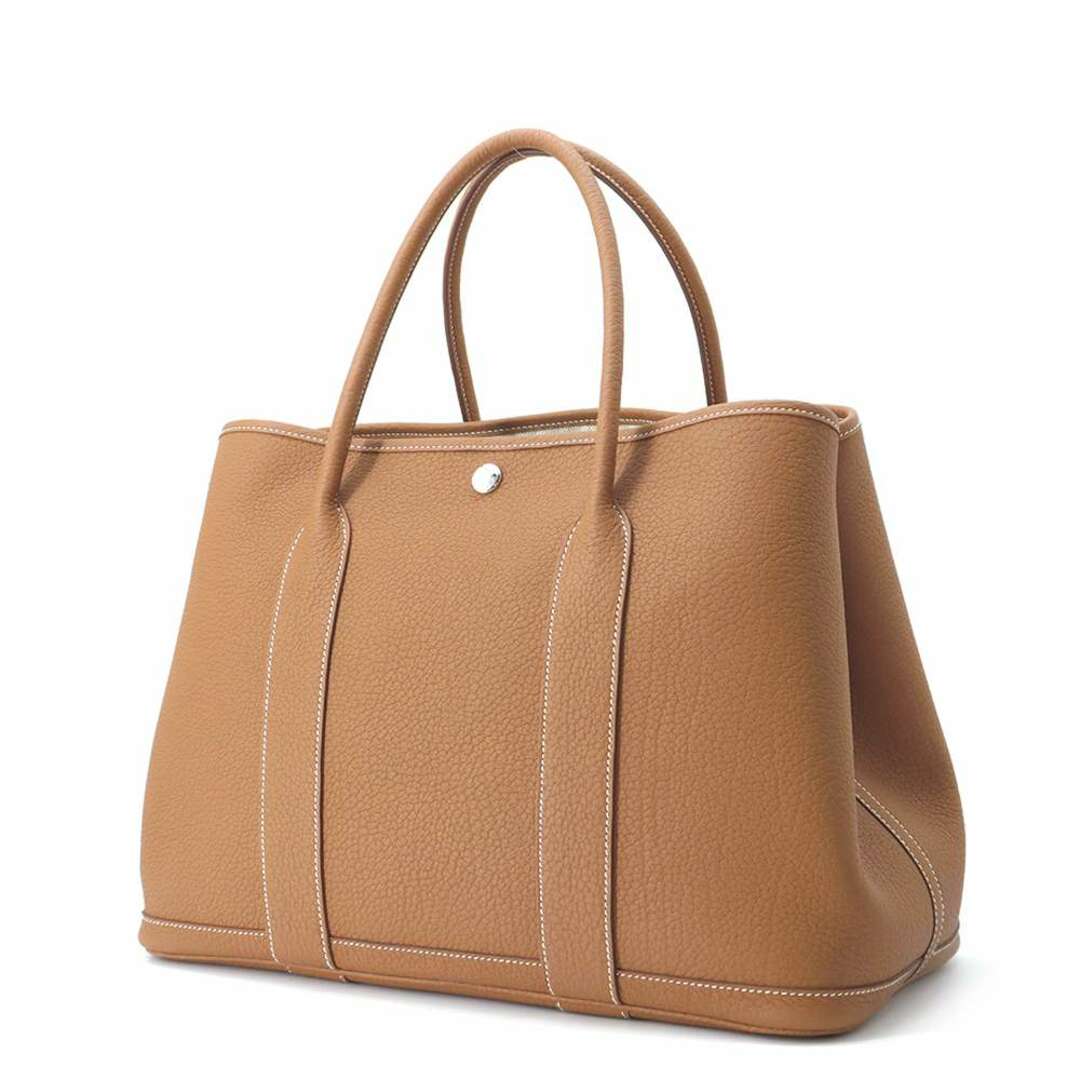 HERMES - エルメス トートバッグ ガーデンパーティPM ゴールド HERMES - エルメス トートバッグ ガーデンパーティPM ゴールド