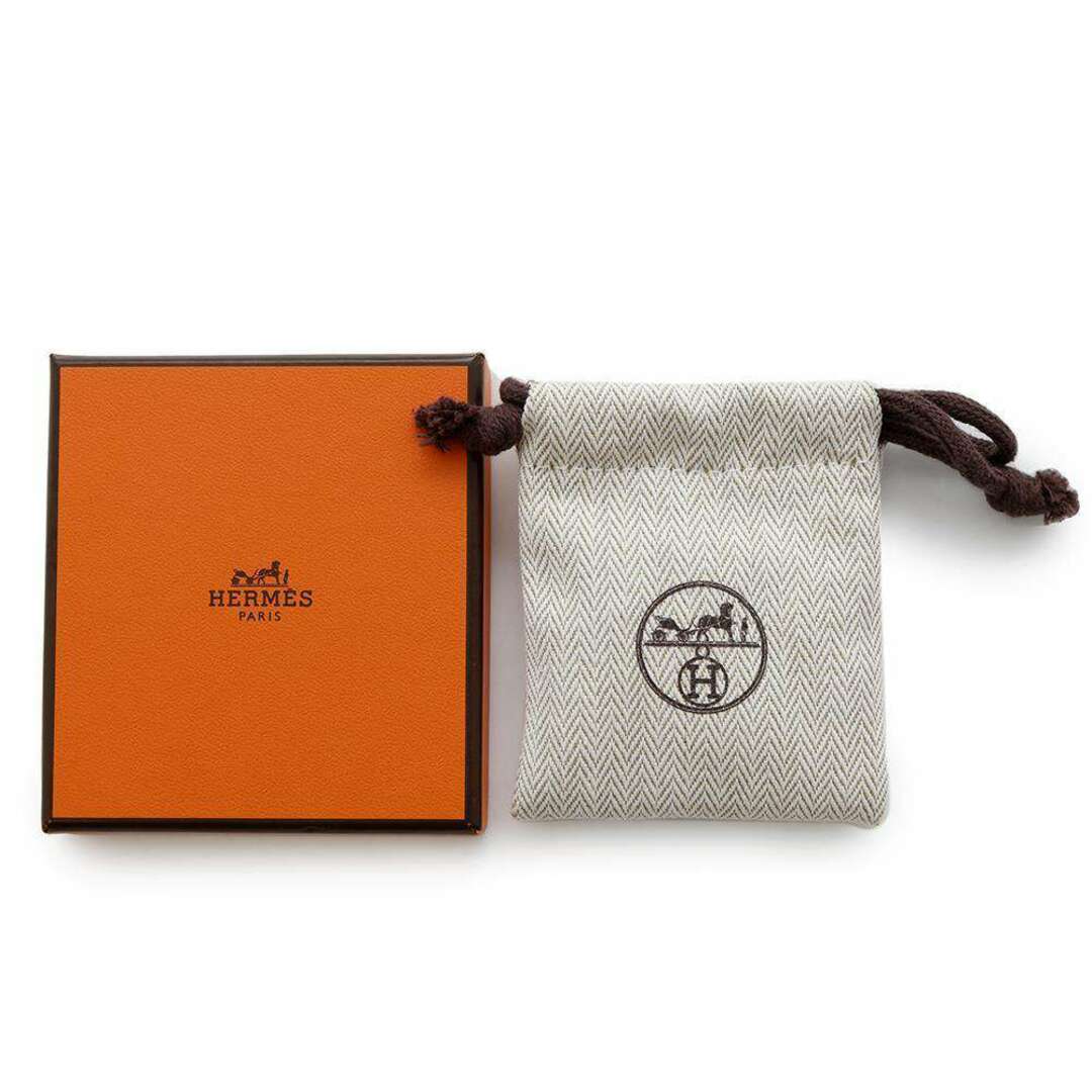 HERMES - エルメス ピアス ミニ・ポップアッシュ ホワイト HERMES - エルメス ピアス ミニ・ポップアッシュ ホワイト
