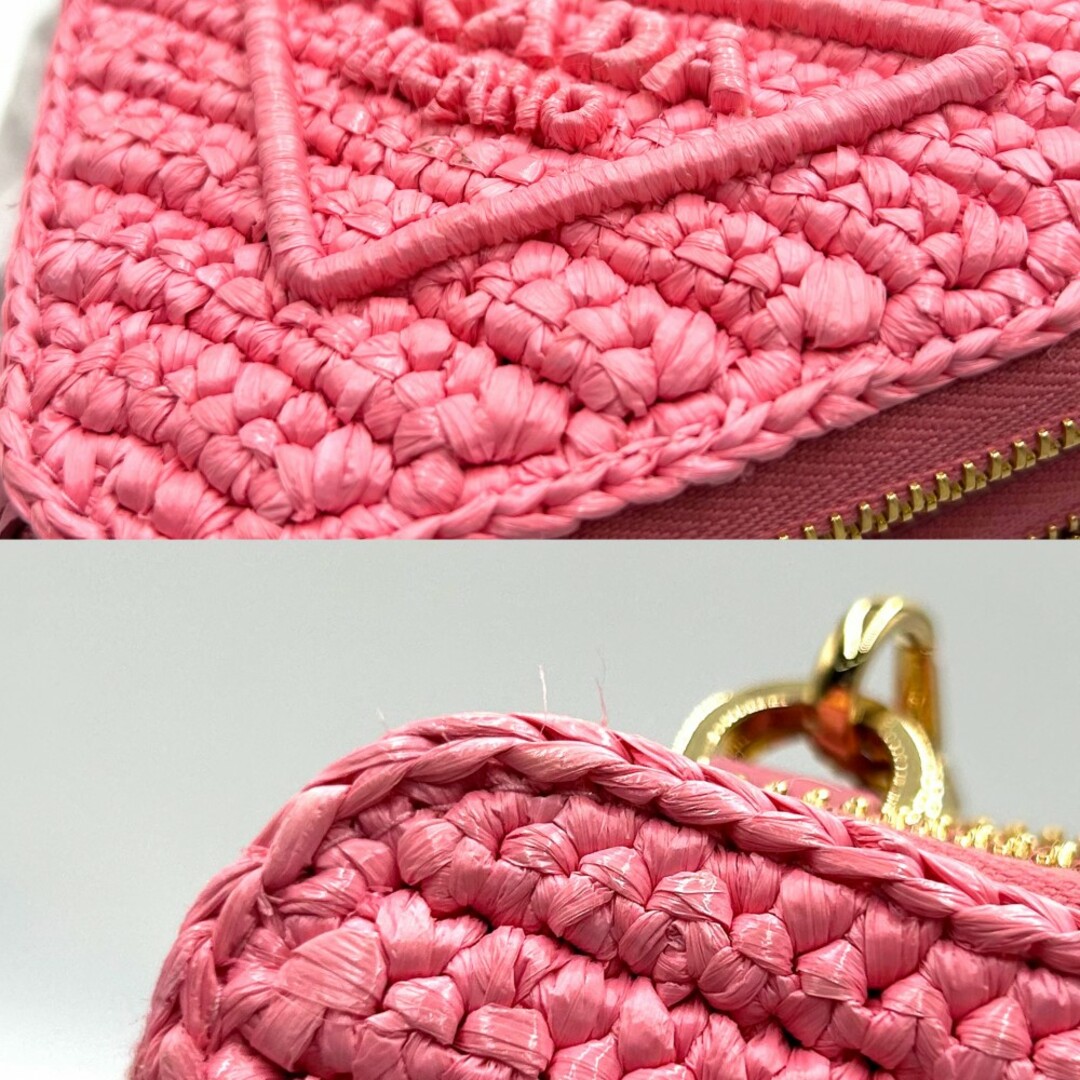 PRADA - 【在庫一掃】PRADA プラダ ポーチ クロシェロゴ 2WAY PRADA - 【在庫一掃】PRADA プラダ ポーチ クロシェロゴ 2WAY