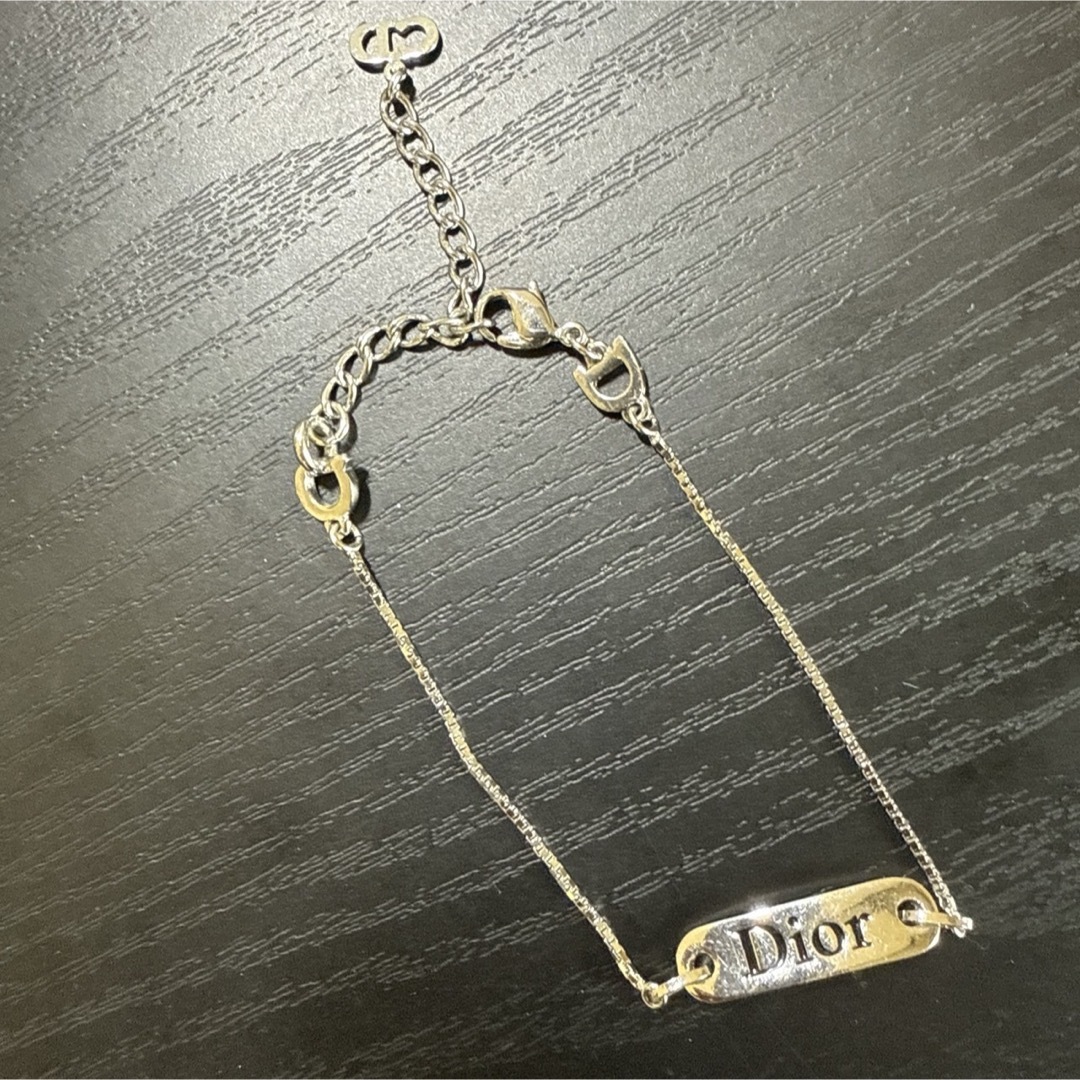 Christian Dior - Christian Dior Diorロゴプレートブレスレット Christian Dior - Christian Dior Diorロゴプレートブレスレット